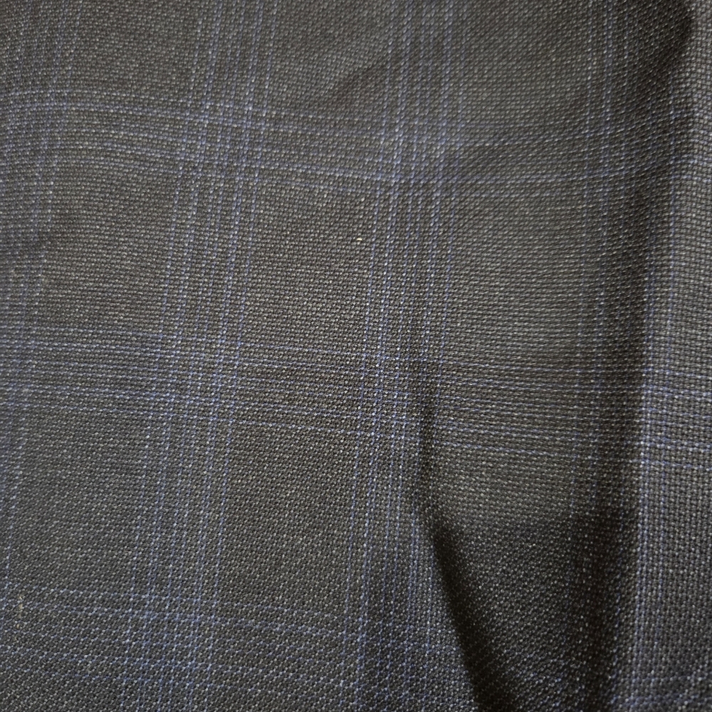 NWT DKNY Hudson Wool Dress Pants 38W 32L REDA Super 110s Windowpane Made Canada